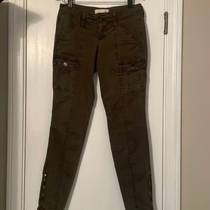 Old Navy Olive Green Skinny Cargo Pants 0